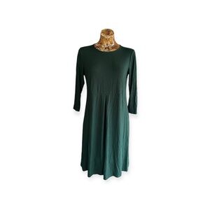 J.Jill dress green casual long sleeve small